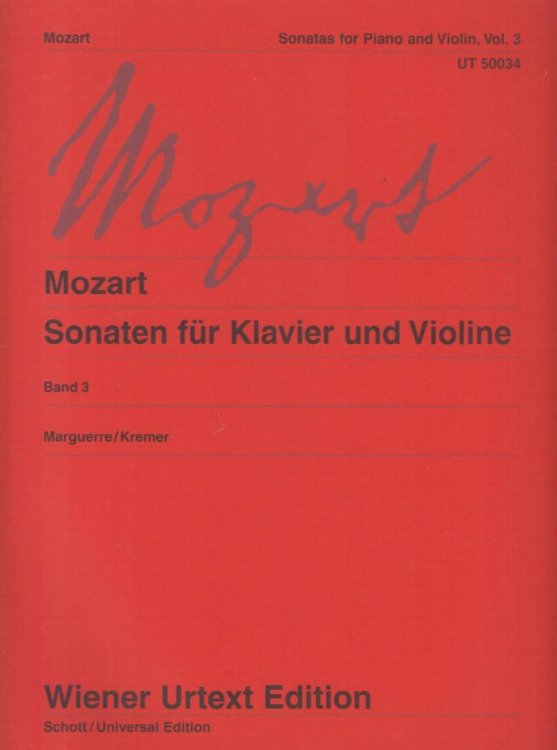 Sonatas for Violin and Piano Volume 3