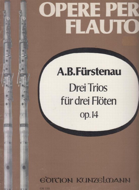 Three Trios for Three Flutes, Op.14 - Set of Parts