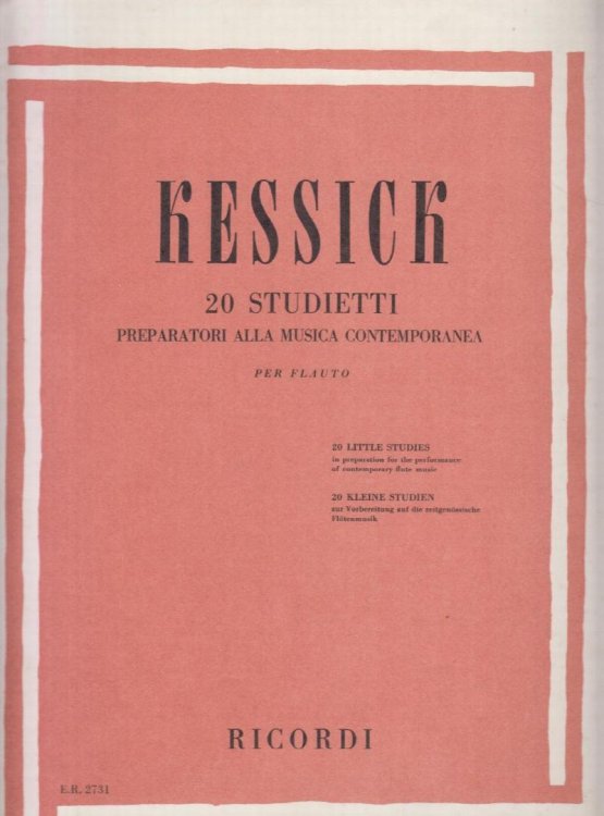 20 Little Studies in Preparation for the Performance of Contemporary Flute Music