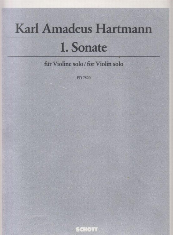 Sonata No.1 for Violin solo