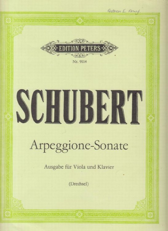 Arpeggione Sonata i a minor - Viola & Piano