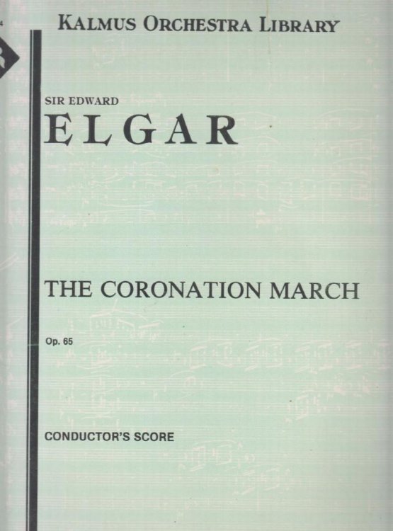 The Coronation March, Op.65 - Full Score