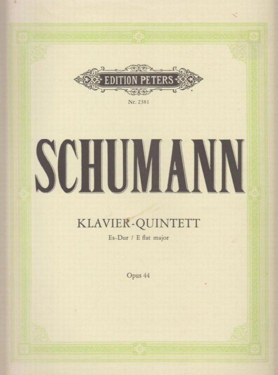 Piano Quintet in E flat major, Op.44 - Set of Parts