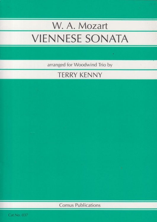 Viennese Sonata arranged for Woodwind Trio - Score & Parts