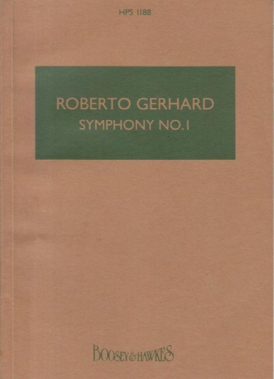 Symphony No.1 - Study Score