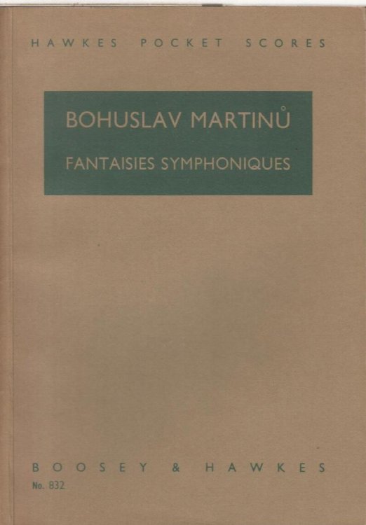 Fantaisies Symphoniques (Symphony No.6) - Study Score