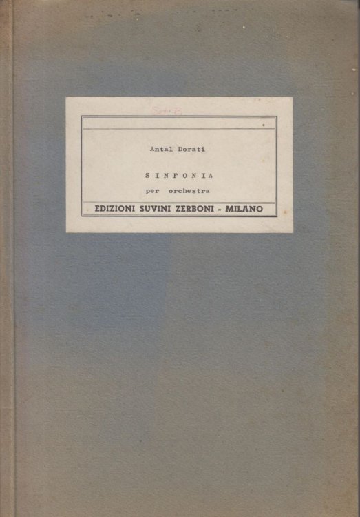 Symphony No.1 (Sinfonia) - Full Score
