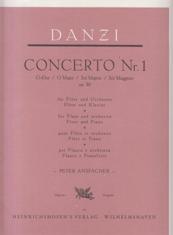 Flute Concerto No.1 in G major, Op.30 - Flute & Piano