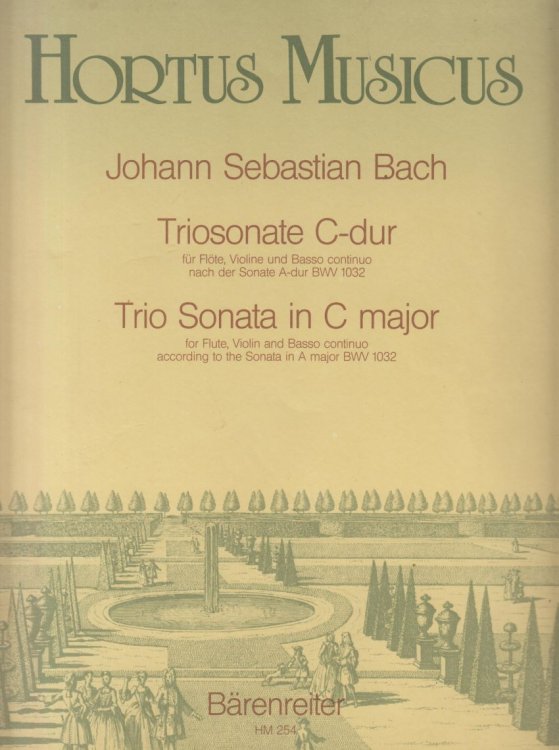 Trio Sonata in C major for Flute, Violin and Basso continuo - Set of Parts