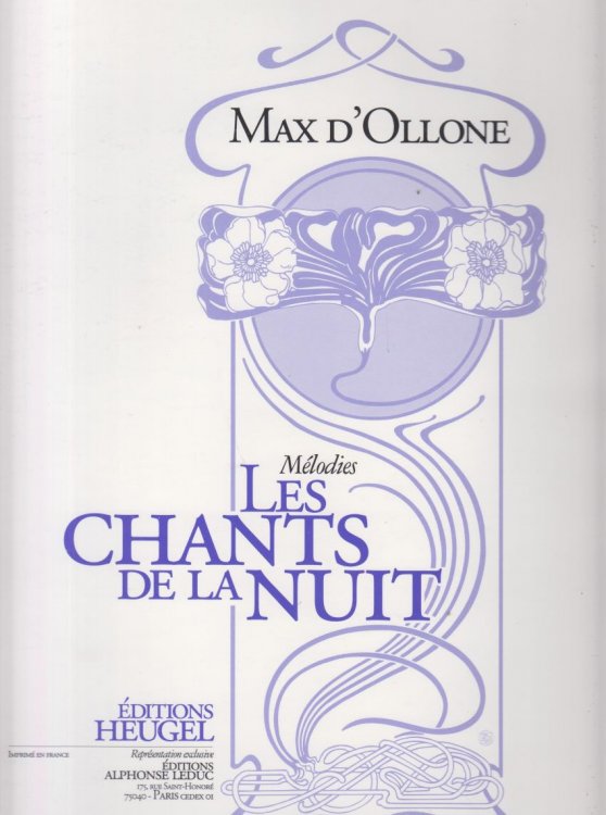 Les Chants de la Nuit - 6 Melodies