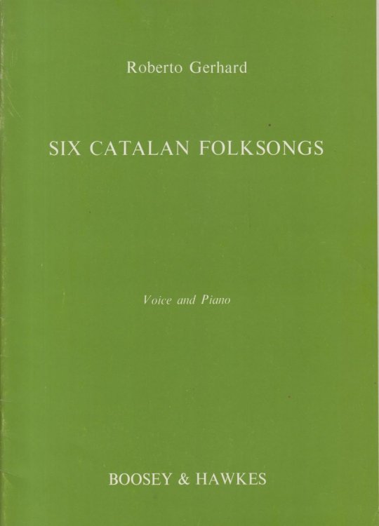 Six Catalan Folksongs - Voice and Piano