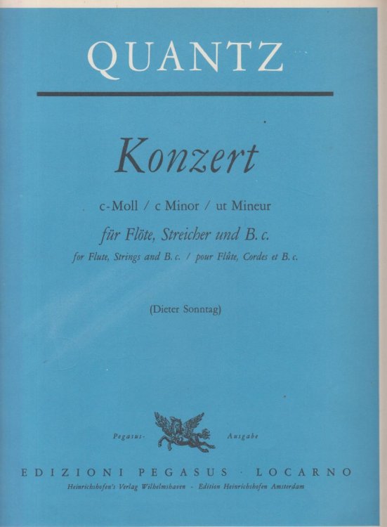 Concerto for Flute, Strings and Basso continuo - Full Score