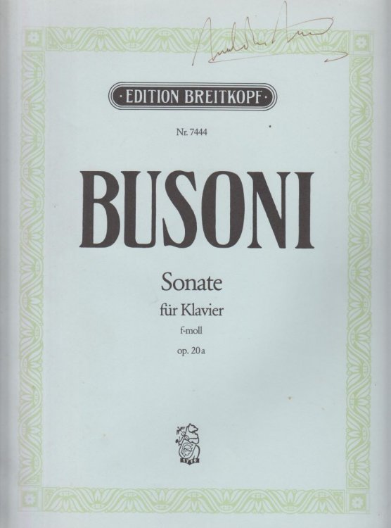 Piano Sonata in f minor, Op.20a