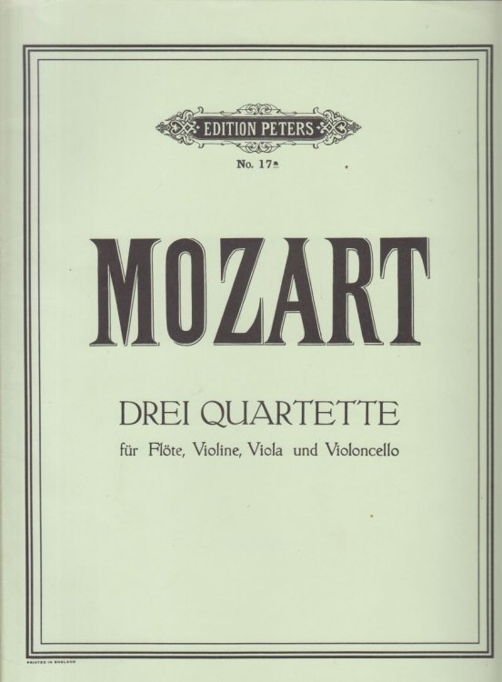 Three Flute Quartets - Set of Parts