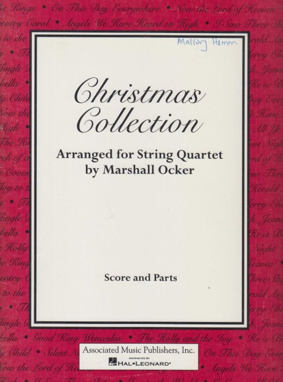 Christmas Collection for String Quartet - Score & Parts