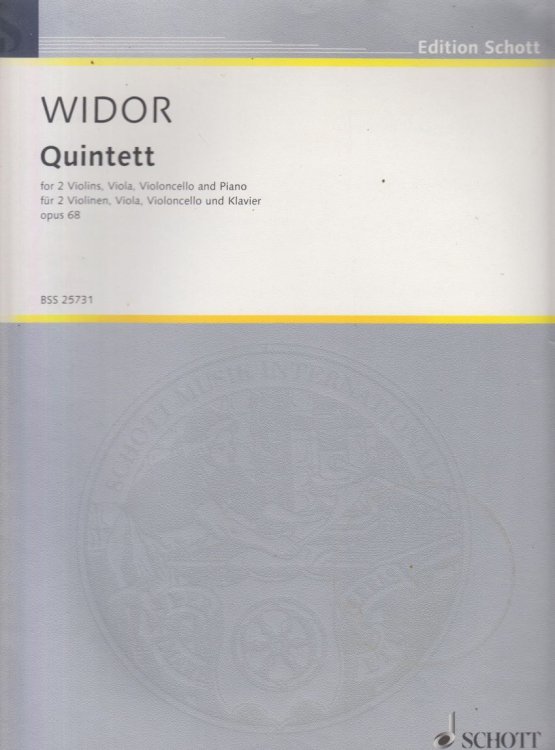 Piano Quintet, Op.68 - Set of Parts