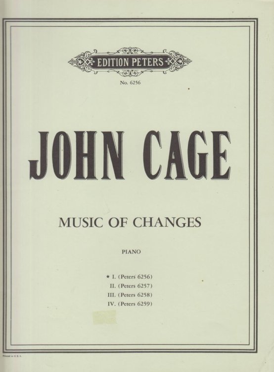 Music of Changes I for Piano