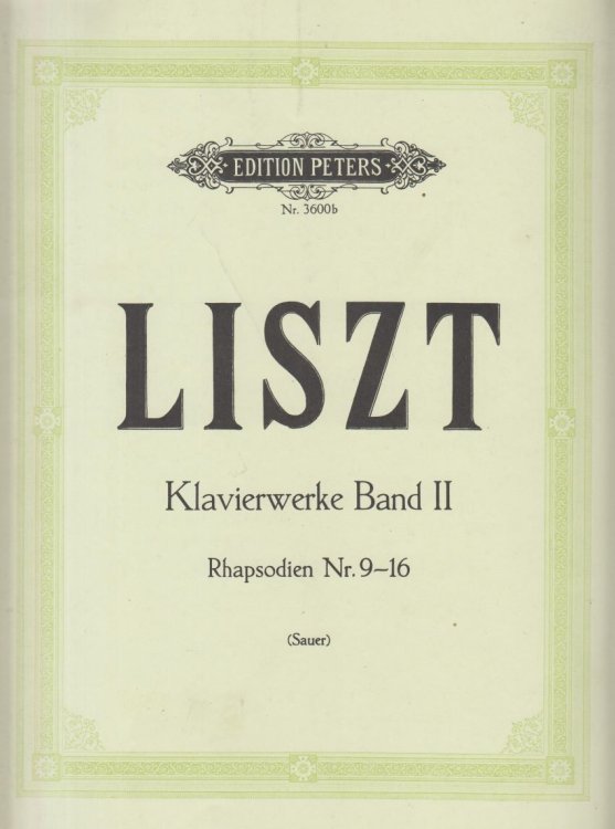 Hungarian Rhapsodies Nos.9 - 16 for Piano