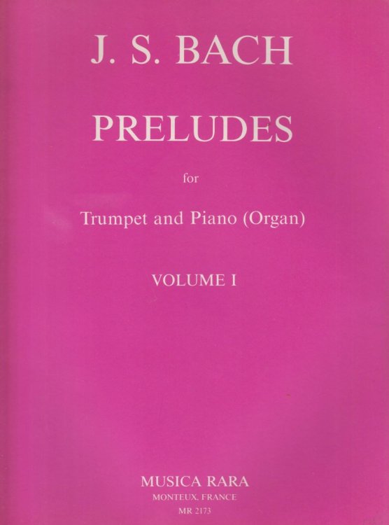 Preludes for Trumpet in C and Piano (Organ), Volume 1