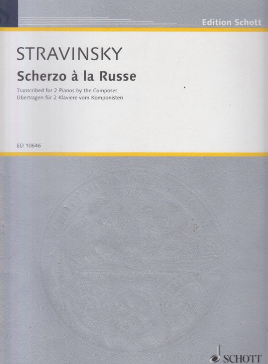 Scherzo a la Russe - Two Pianos