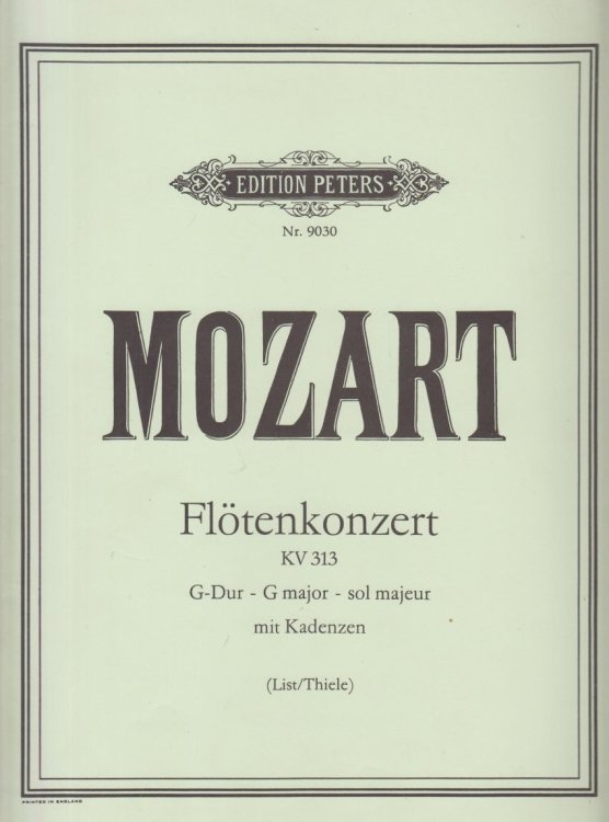 Flute Concerto No.1 in G major, K313 - Flute & Piano