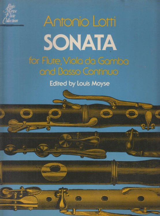 Sonata for Flute, Viola da Gamba and Basso continuo - Set of Parts