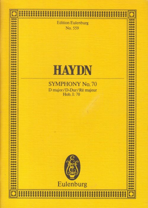 Symphony No.70 in D major, Hob. I: 70 - Study Score