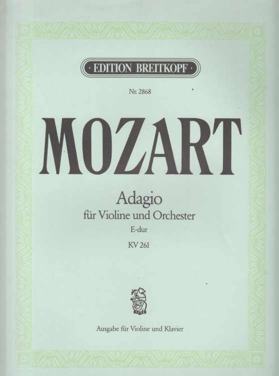 Adagio for Violin in E major, K261 - Violin & Piano