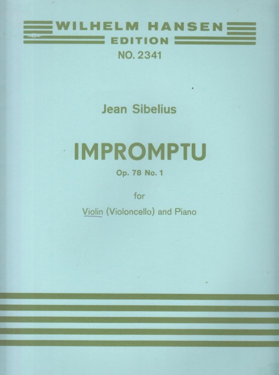 Impromptu, Op.78 No.1 for Violin (Cello) & Piano
