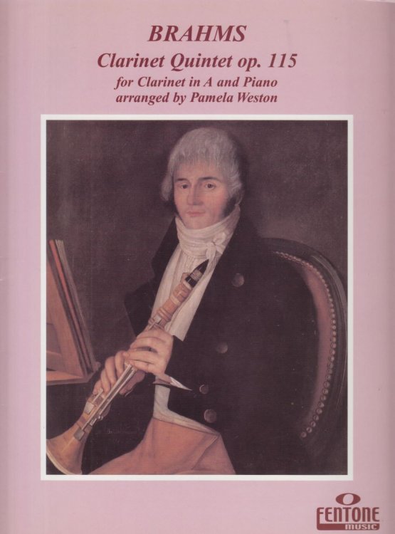 Clarinet Quintet in b minor, Op.115 arranged for Clarinet in A & Piano