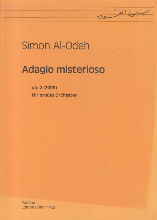 Adagio Misterioso for Large Orchestra, Op.2 (2008) - Full Score