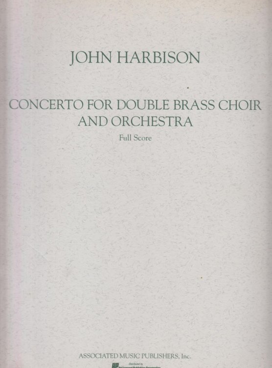 Concerto for Double Brass Choir and Orchestra - Full Score