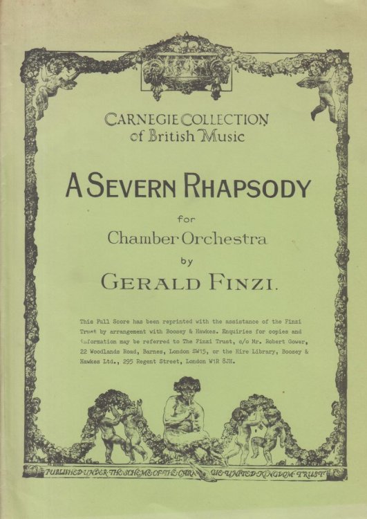 A Severn Rhapsody for Chamber Orchestra, Op.3 - Full Score