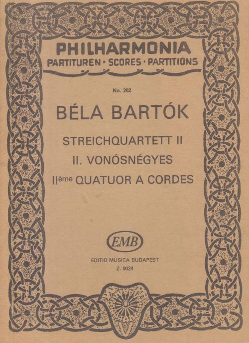 String Quartet No.2, Op.17 - Study Score