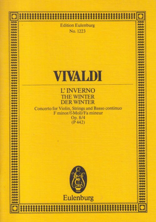 Concerto for Violin, Strings and Basso continuo in f minor, Op.8/4 
