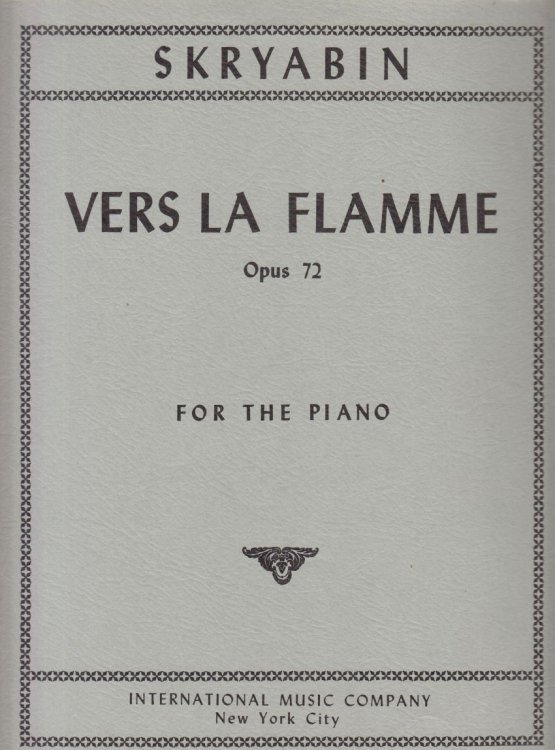 Vers La Flamme, Op.72 for Piano