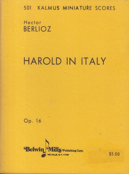 Harold in Italy, Op.16 - Study Score