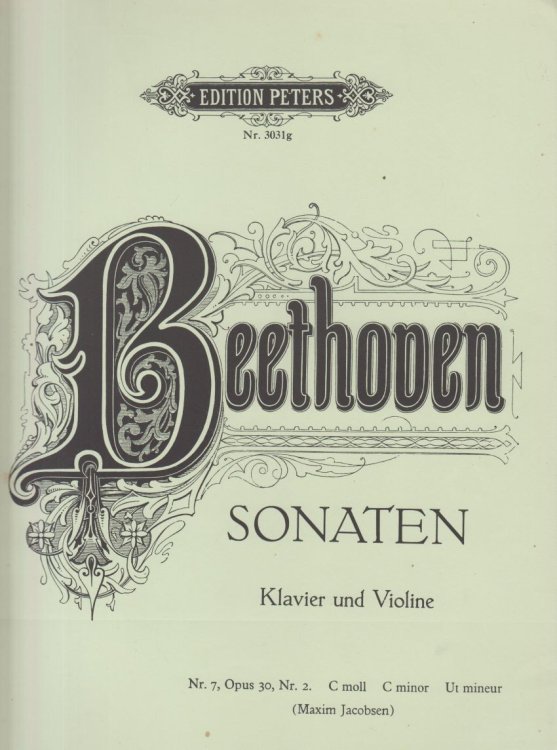 Sonata for Violin and Piano in c minor, Op.30 No.2
