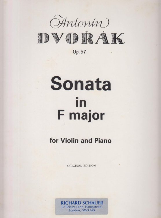 Sonata for Violin and Piano in F major, Op.57