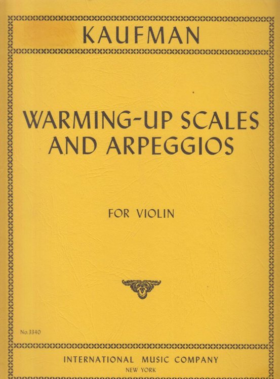Warming-Up Scales and Arpeggios for Violin
