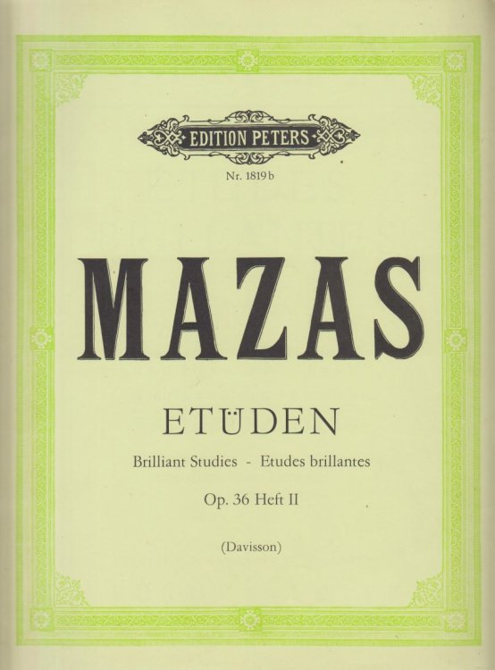Etudes Brillantes for Violin, Op.36 Book II