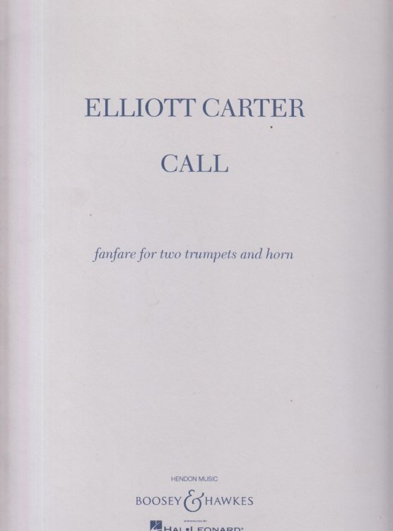Call, Fanfare for Two Trumpets and Horn - Full Score & Parts