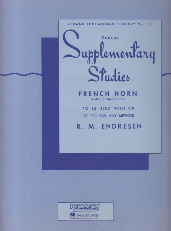 Rubank Supplementary Studies for French Horn