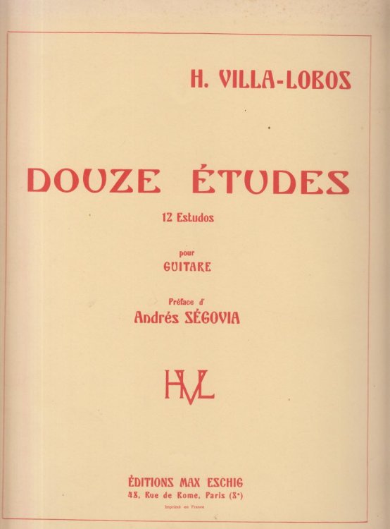 12 Etudes for Guitar