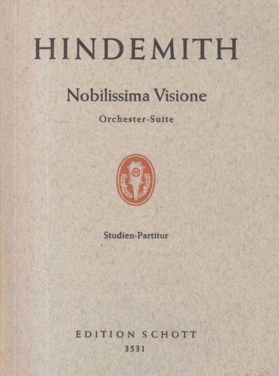 Nobilissima Visione, Orchestral Suite - Study Score