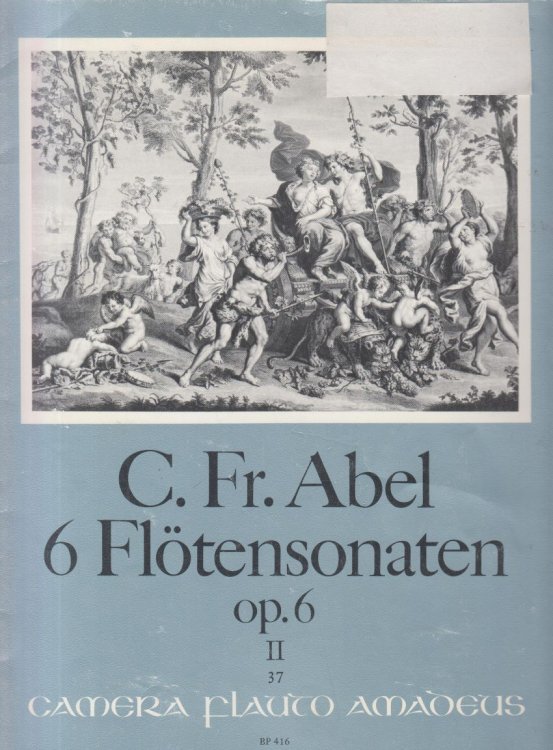 Flute Sonatas Op.6 Nos.4 to 6 - Flute & Basso continuo