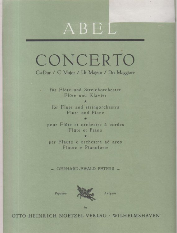 Flute Concerto In C major - Flute and Piano