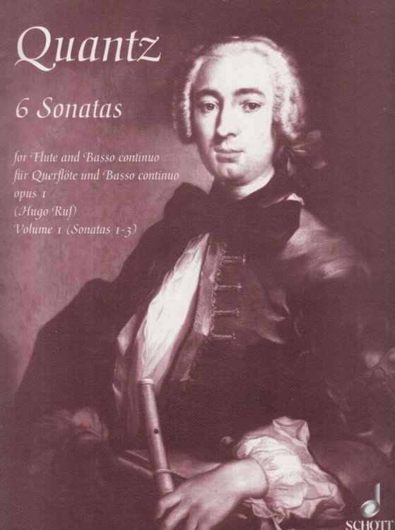 6 Sonatas for Flute and Basso continuo, Op.1 - Volume 1 Sonatas 1-3