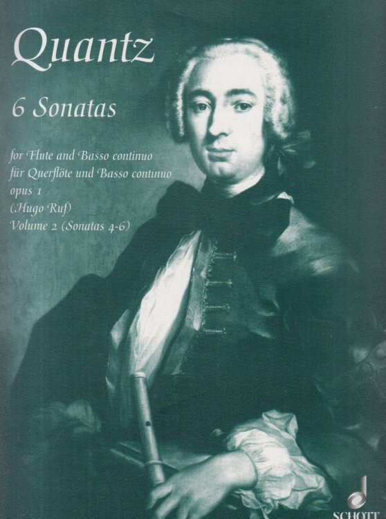 6 Sonatas for Flute and Basso continuo, Op.1 - Volume 2, Sonatas 4 - 6