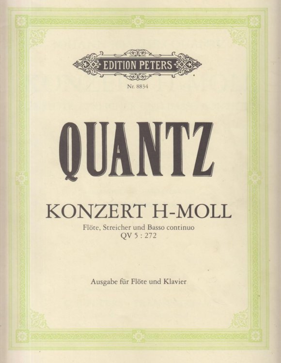 Flute Concerto in b minor, QV 5: 272. - Flute & Piano
